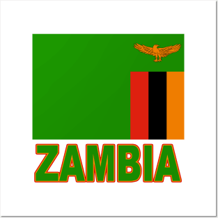 The Pride of Zambia - Zambian Flag Design Posters and Art